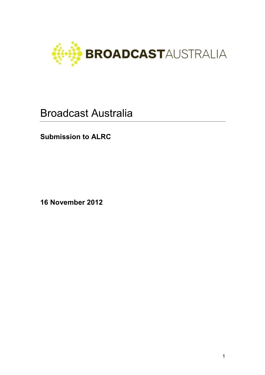 Broadcast Australia