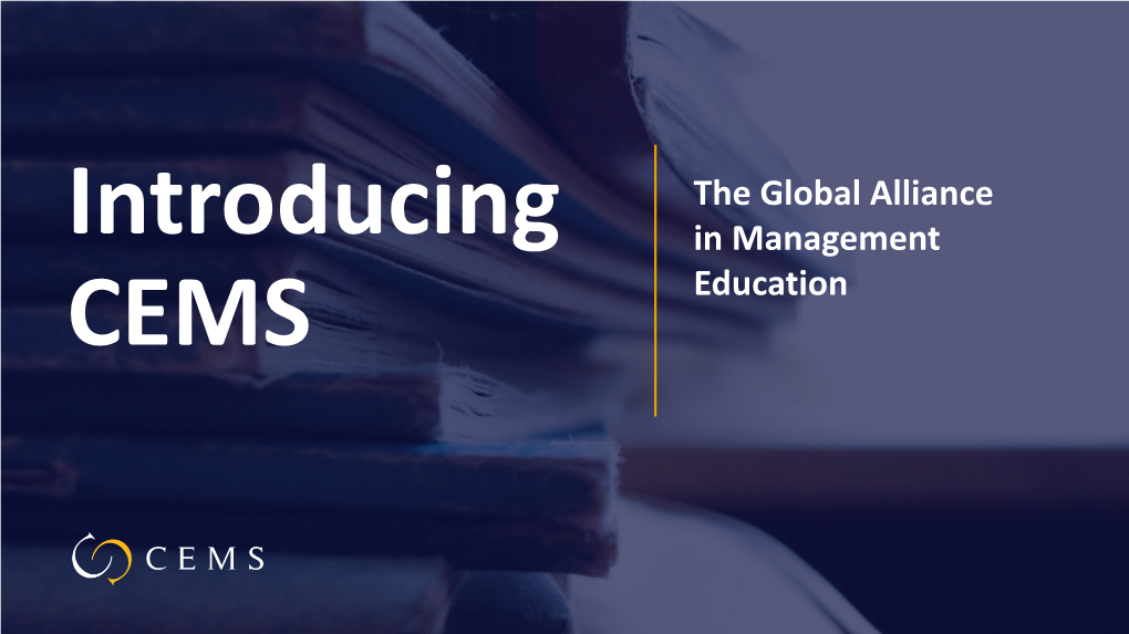 The Global Alliance in Management Education