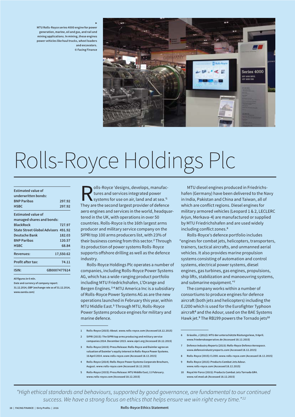 Rolls-Royce Holdings Plc