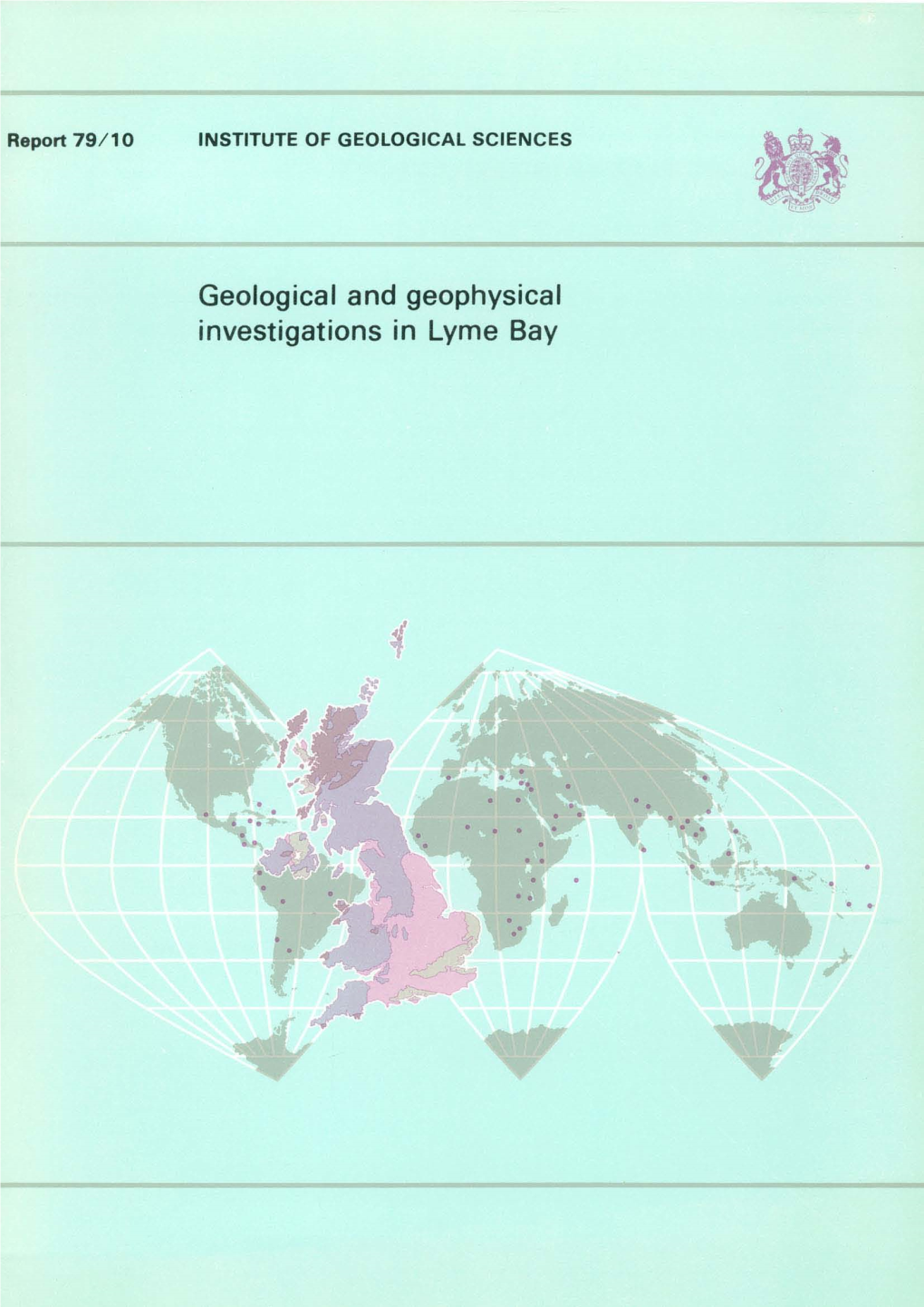 Geological and Geophysical Investigations in Lyme Bay