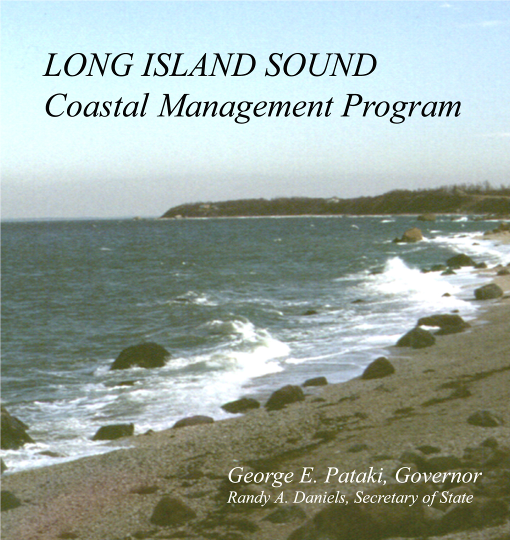 LONG ISLAND SOUND Coastal Management Program