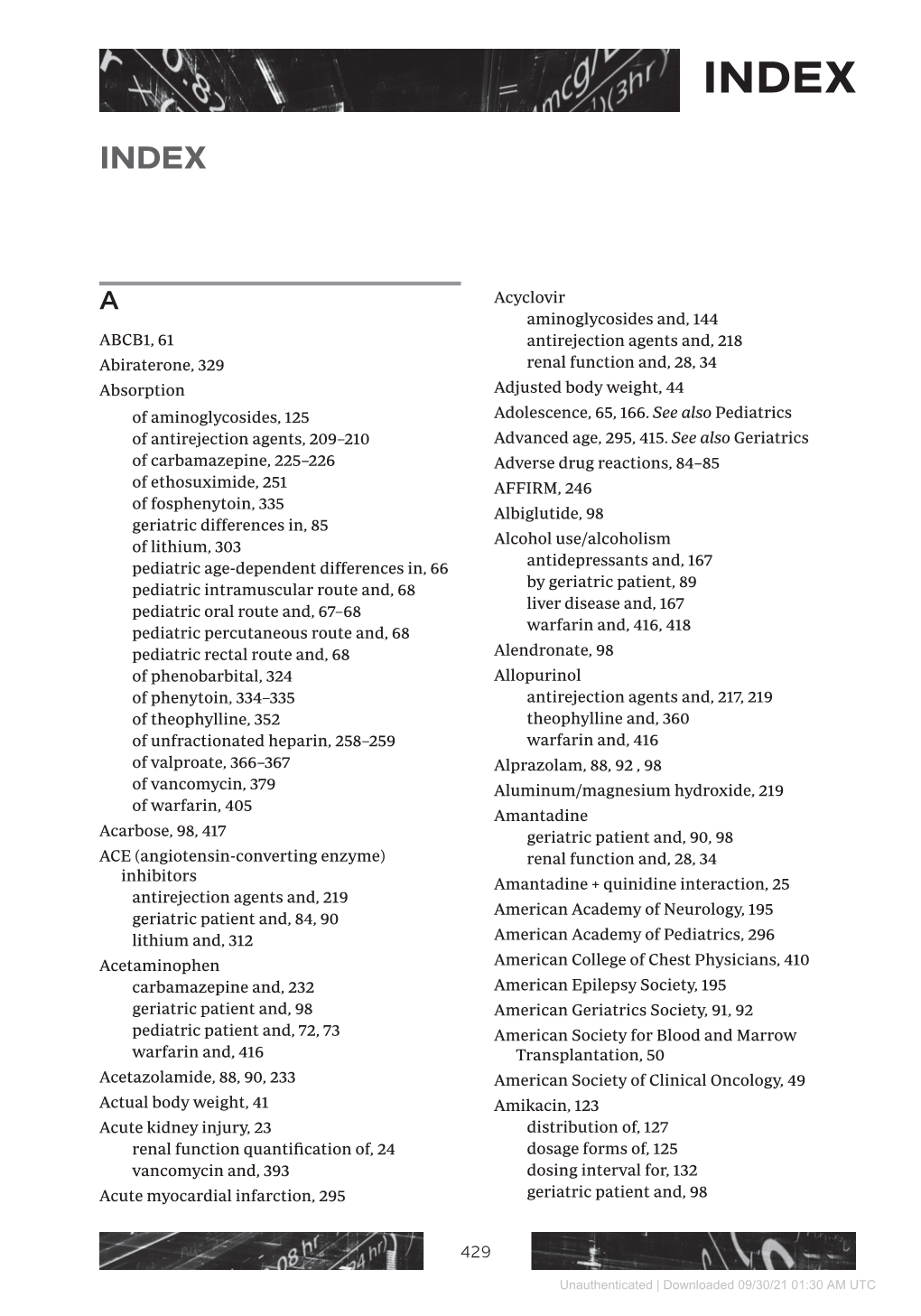 Clinical Pharmcokinetics