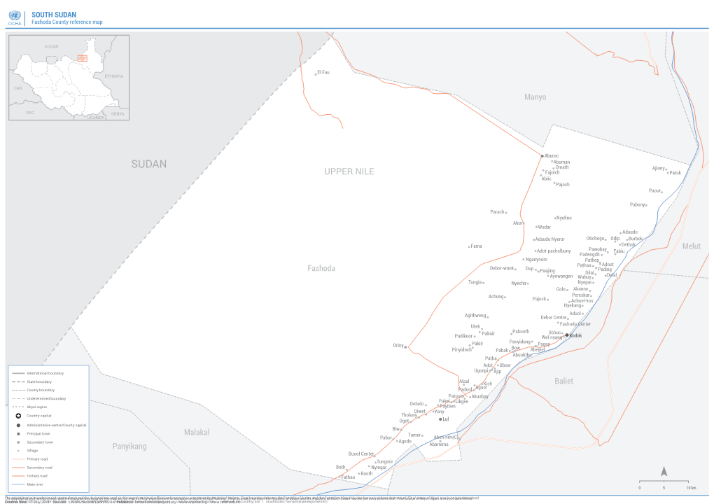 UPPER NILE Fajoich Patuk Abiic Pajoch Paour