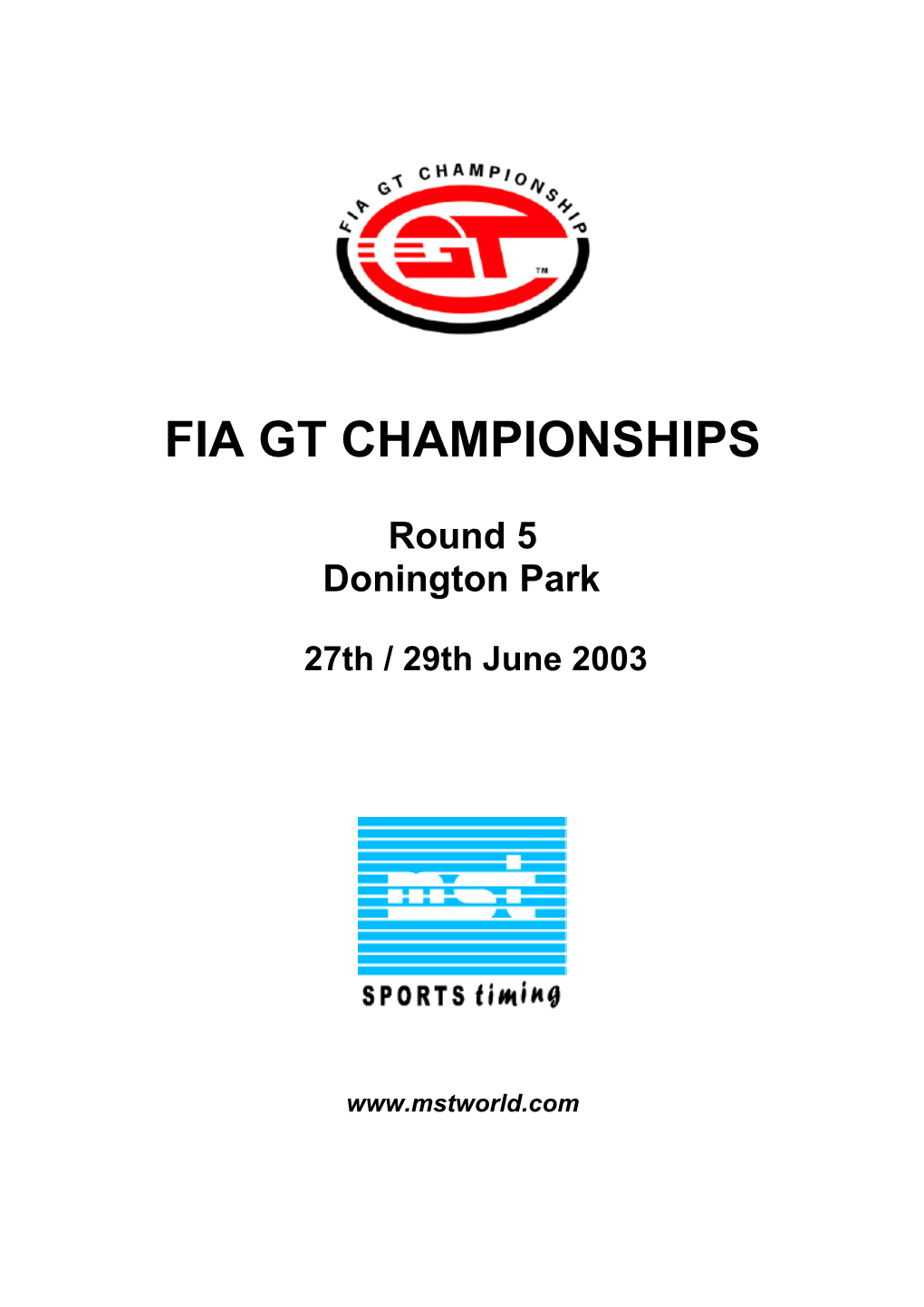 Fia Gt Championships