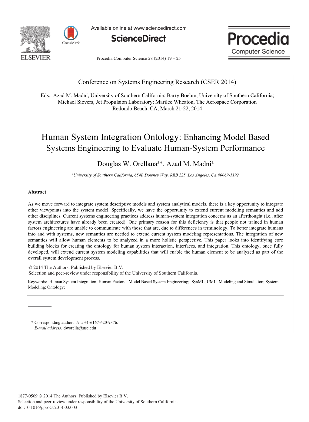Enhancing Model Based Systems Engineering to Evaluate Human-System Performance