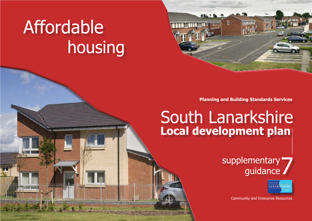 Supplementary Guidance 7: Affordable Housing and Housing Choice Contents