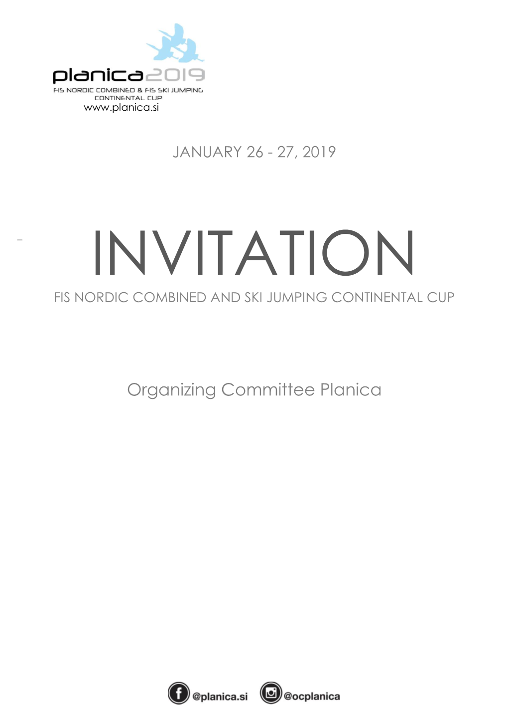 Organizing Committee Planica