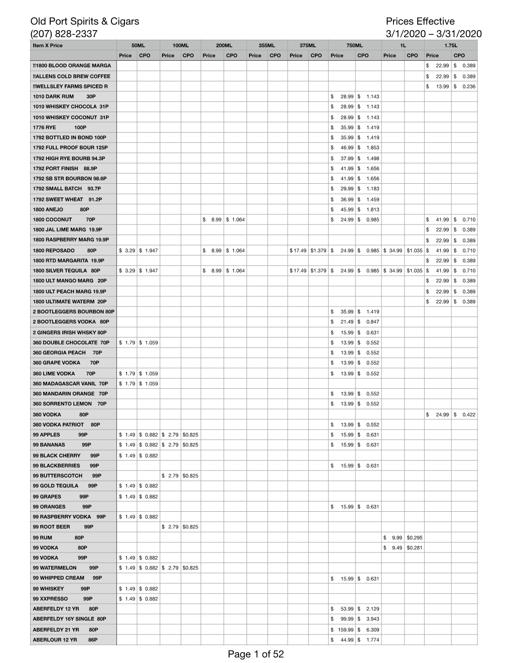 2020-03 Price X CPO.Numbers-Price