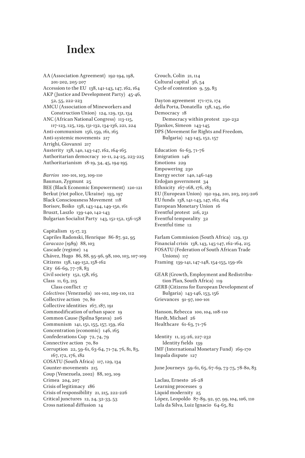 192-194, 198, 201-202, 205-207 Accession to the EU