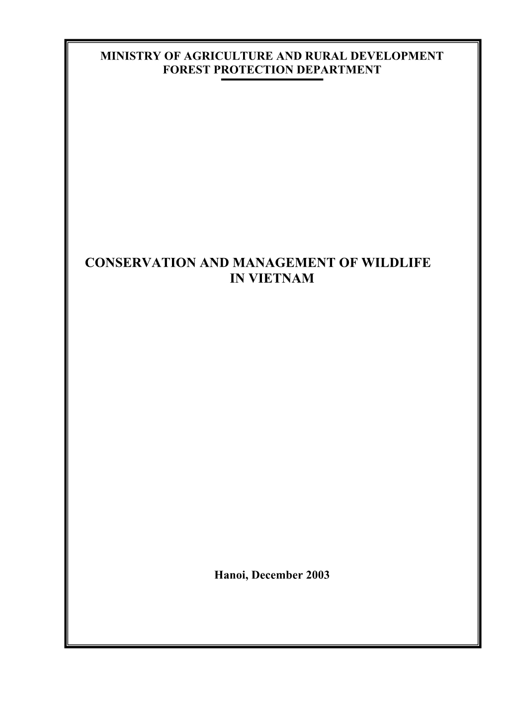 CONSERVATION-AND-MANAGEMENT-OF-WILDLIFE-IN-VIETNAM-CHAPTER 16 EN.Pdf