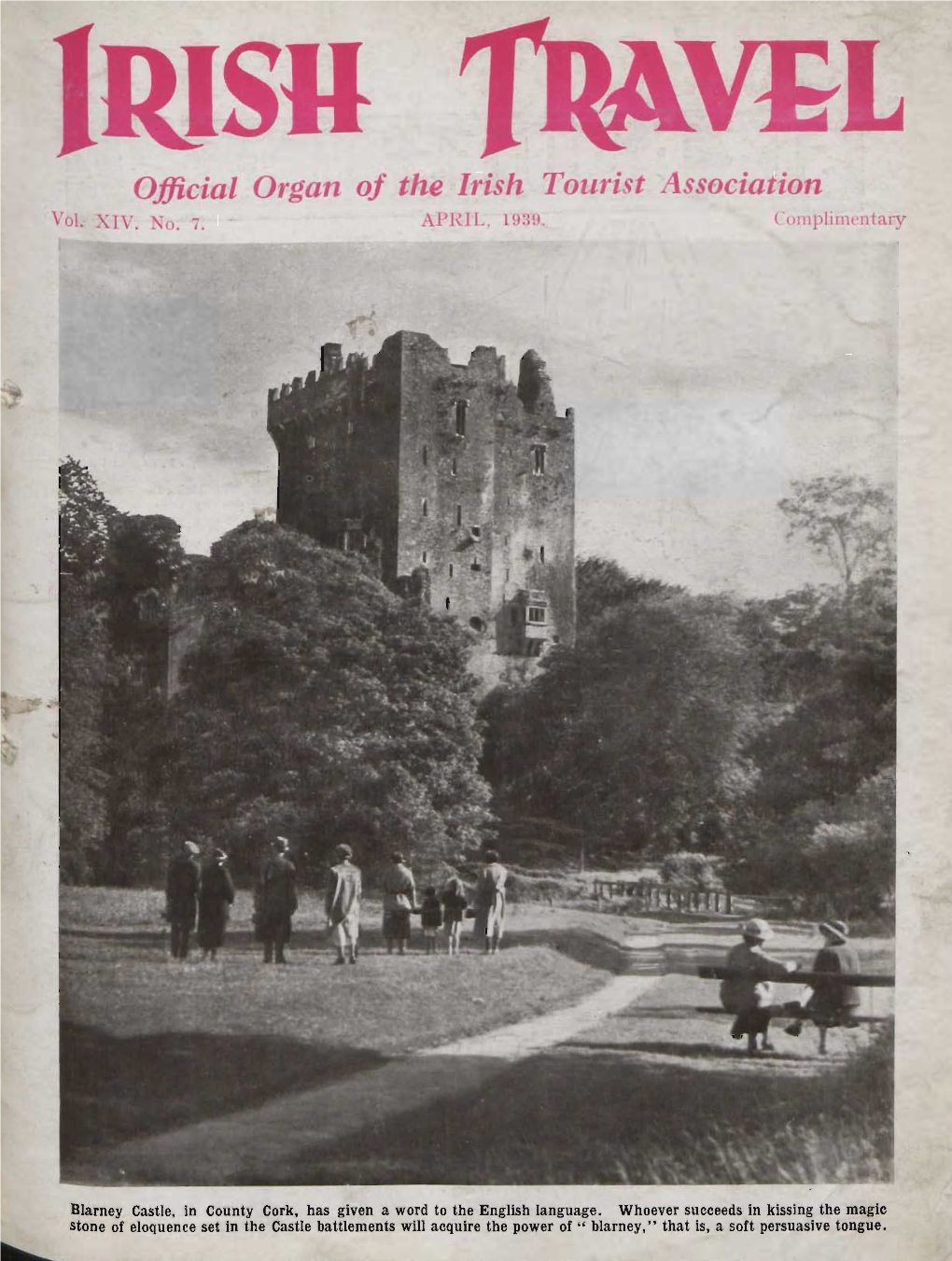 Official Organ of the Irish Tourist Association Val