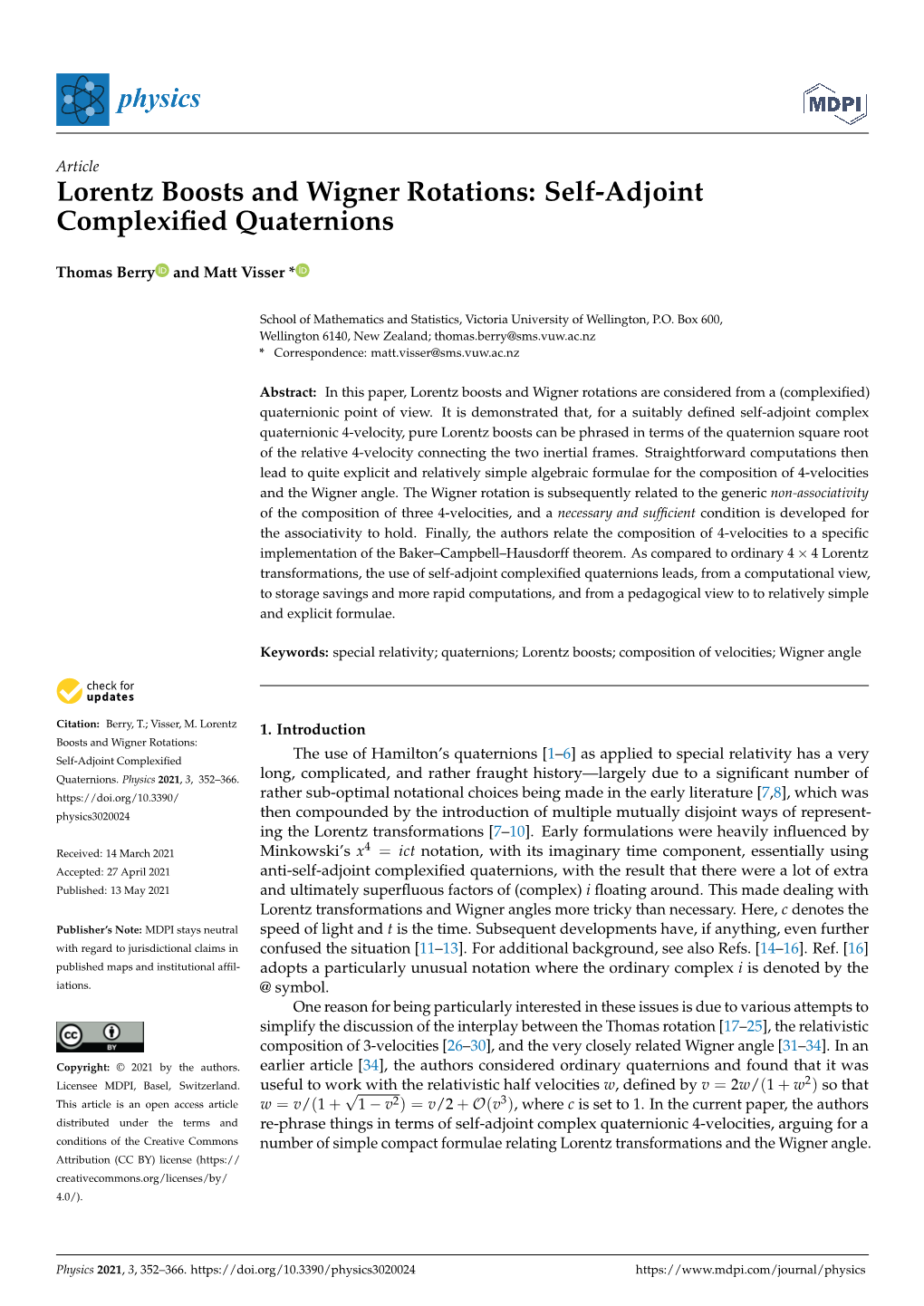 Lorentz Boosts and Wigner Rotations: Self-Adjoint Complexified