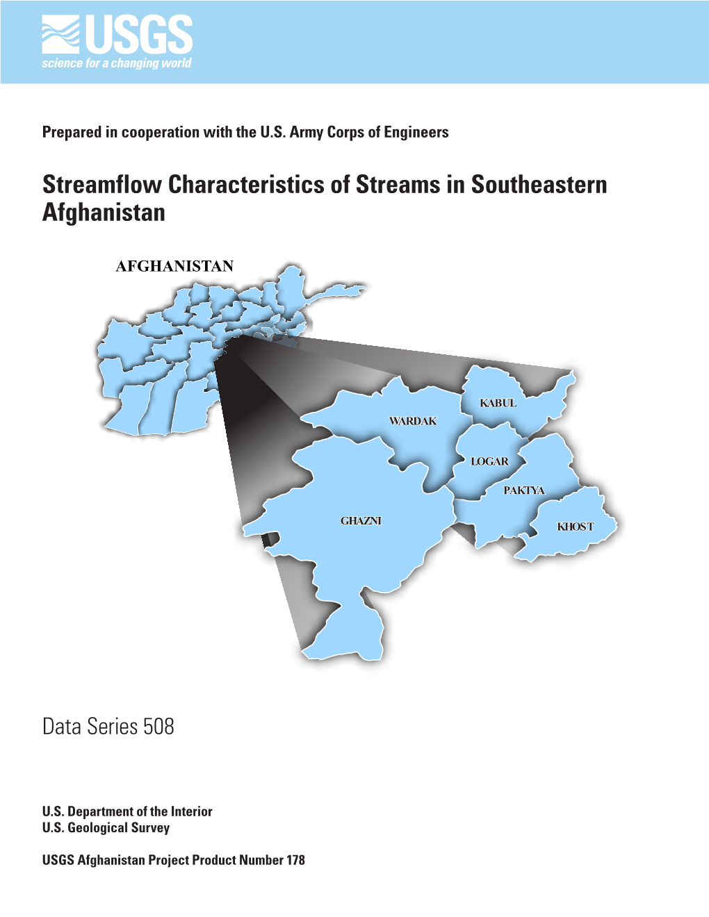 Streamflow Characteristics of Streams in Southeastern Afghanistan