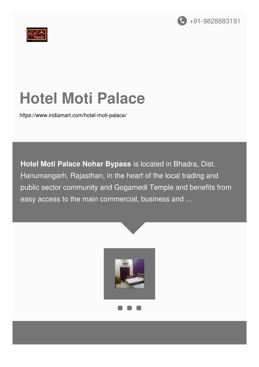 Hotel Moti Palace