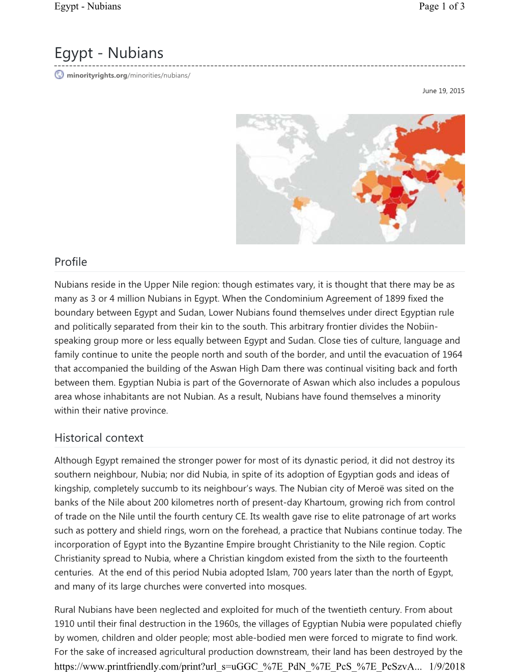 Egypt - Nubians Page 1 of 3