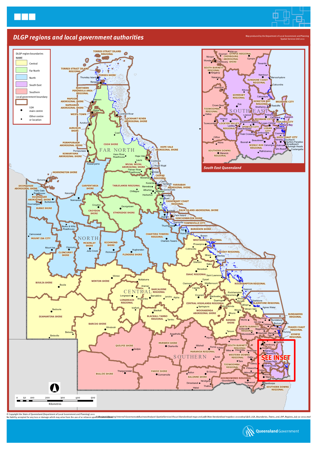 Department of Local Government and Planning Regions and Local