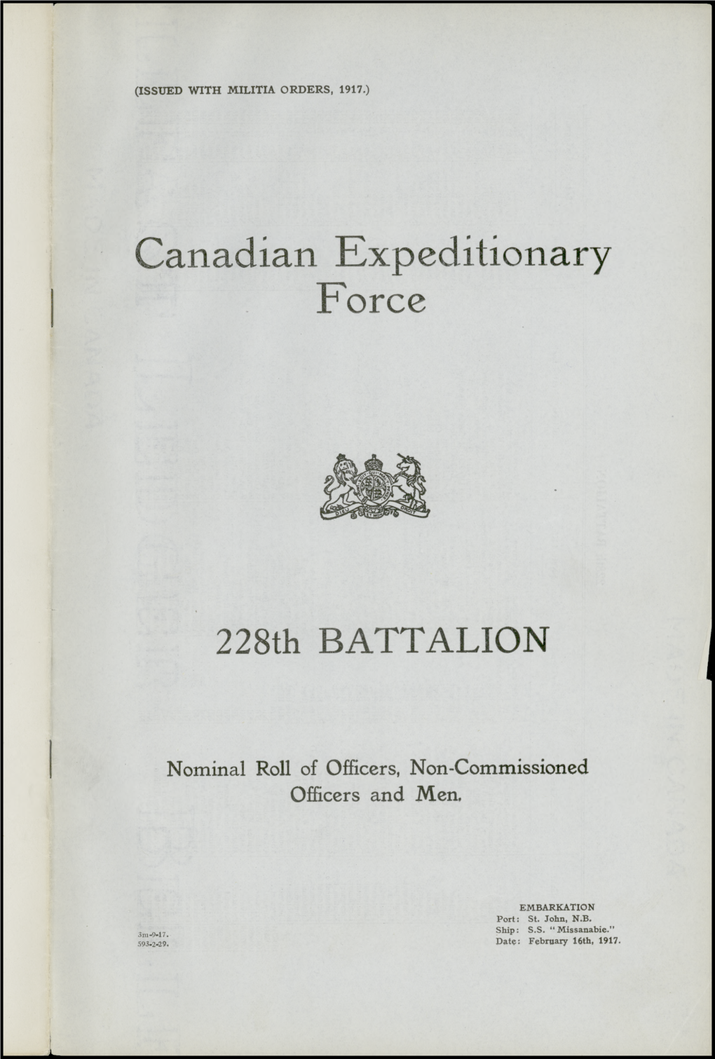 Canadian Expeditionary Force