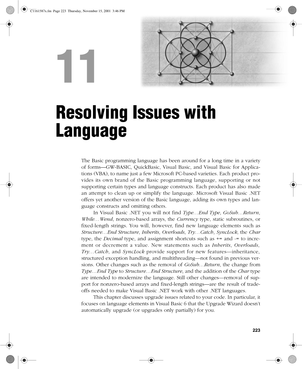 Resolving Issues with Language