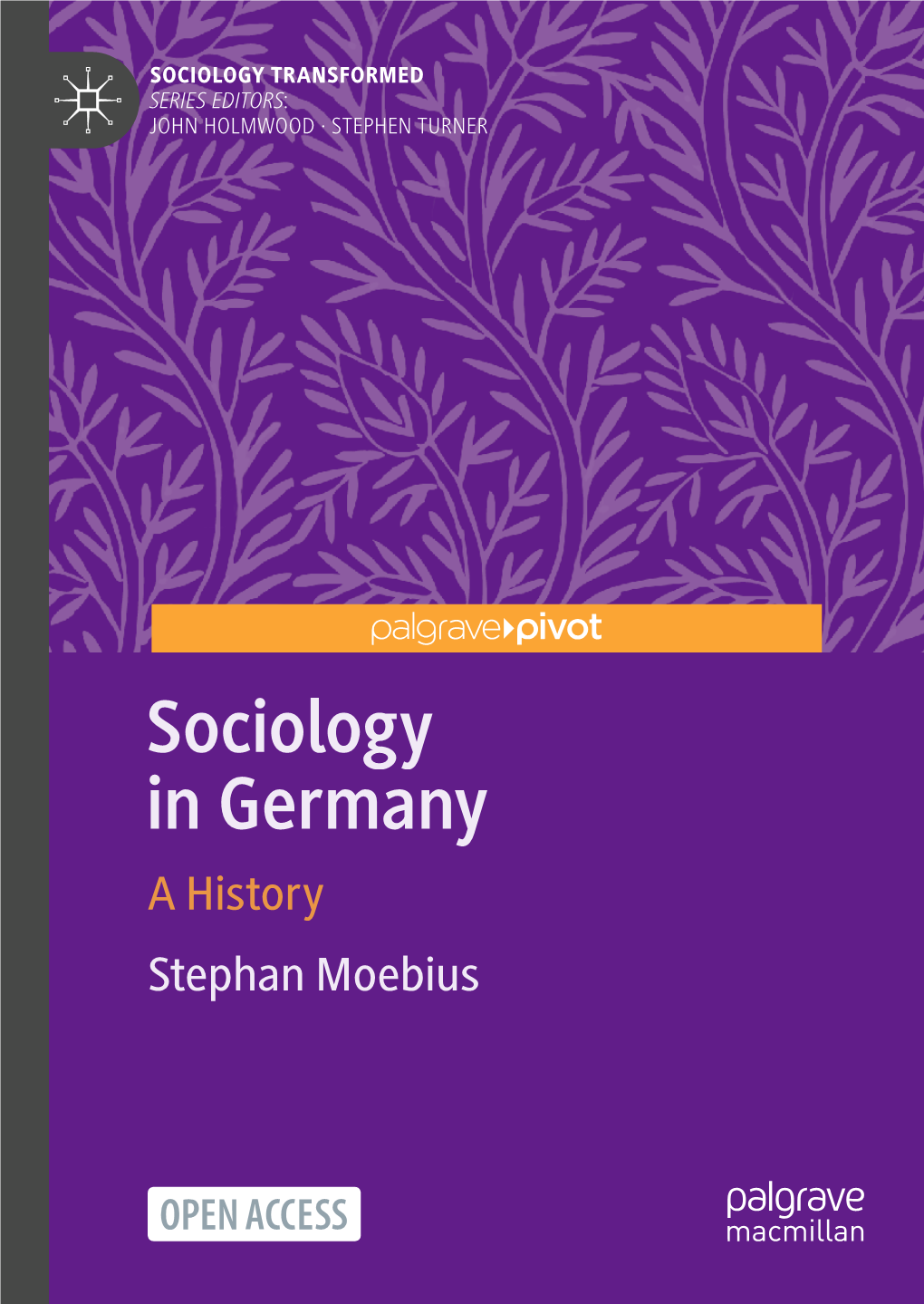 Sociology in Germany a History Stephan Moebius Sociology Transformed