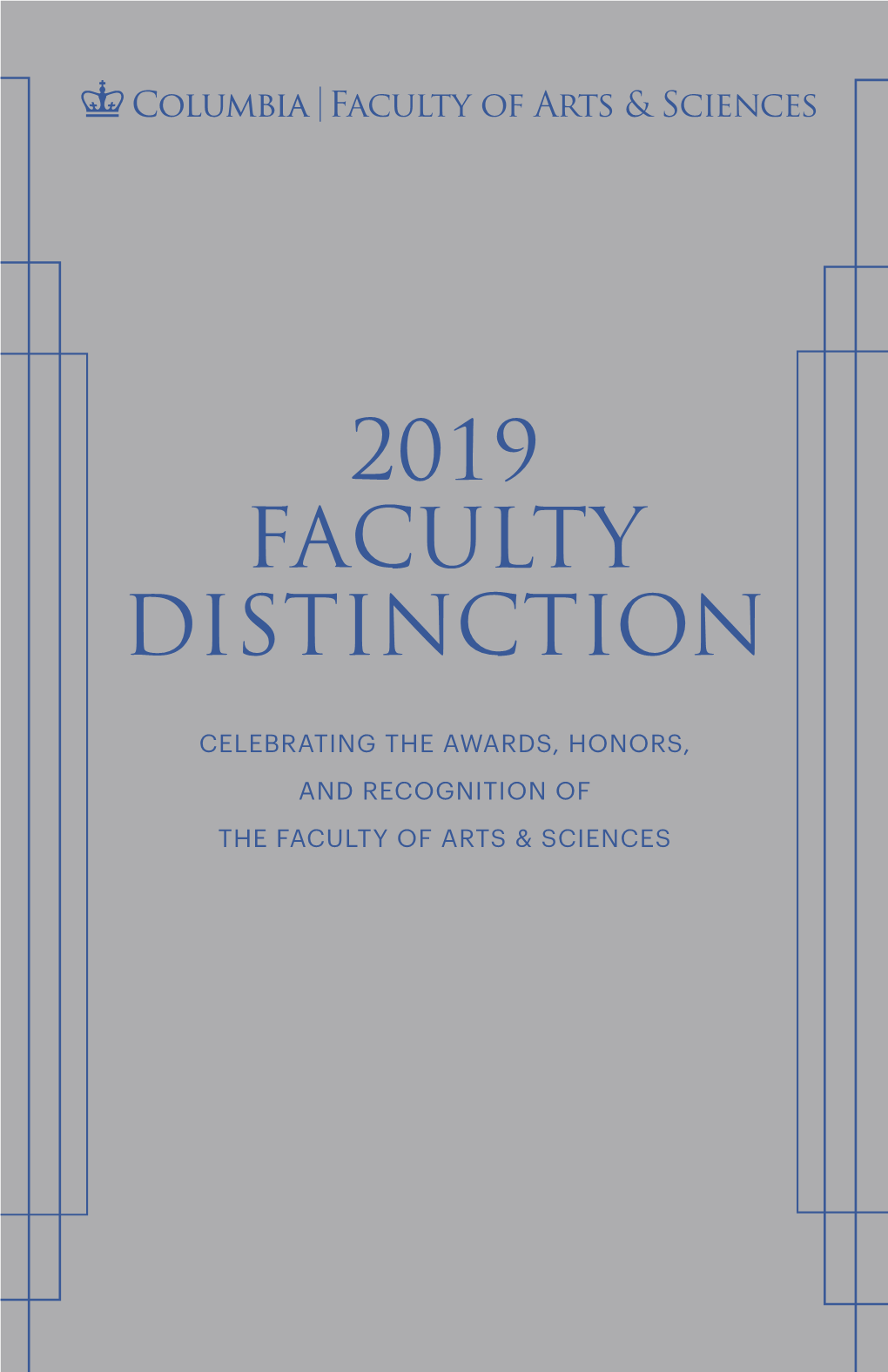 2019 Faculty Distinction