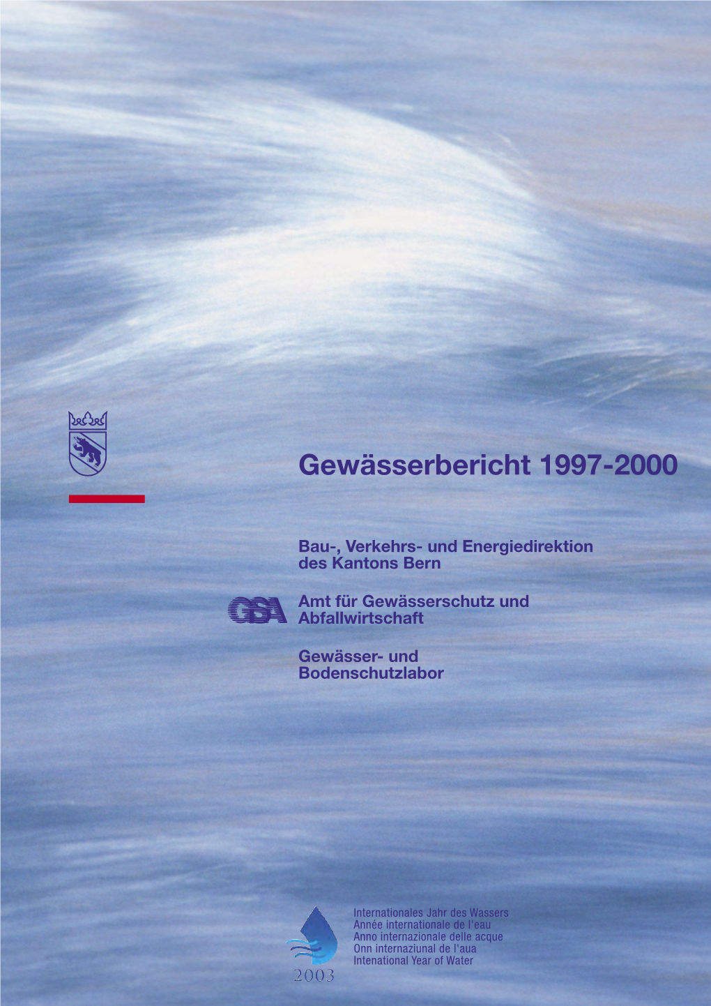 GBL 2003 Gewässerbericht 1997-2000 Link