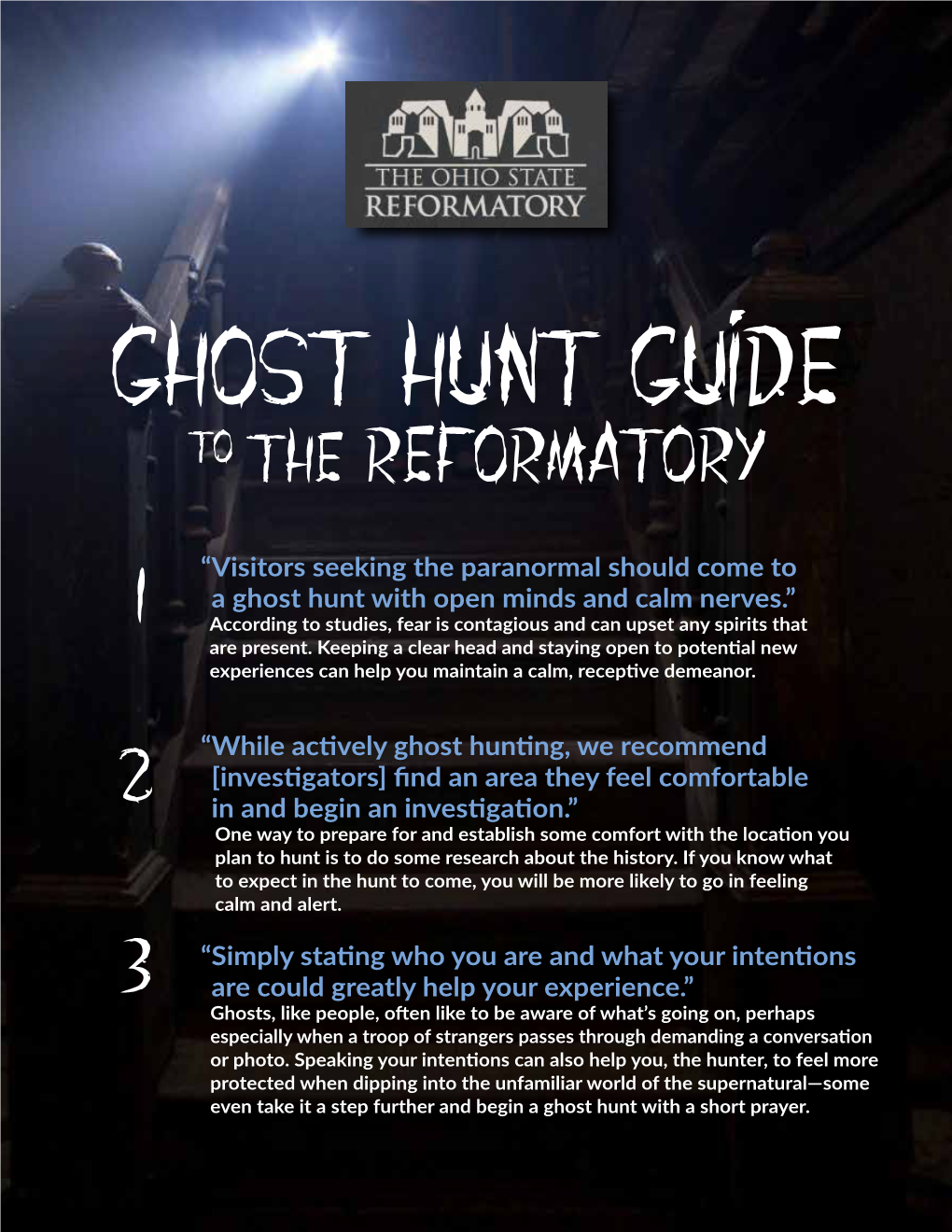 Ghost Hunt Guide to the Reformatory