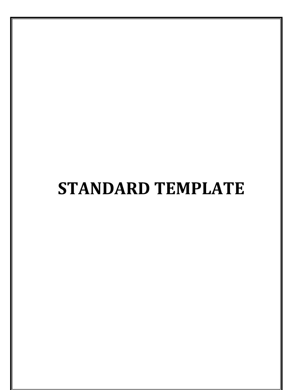 Standard Template