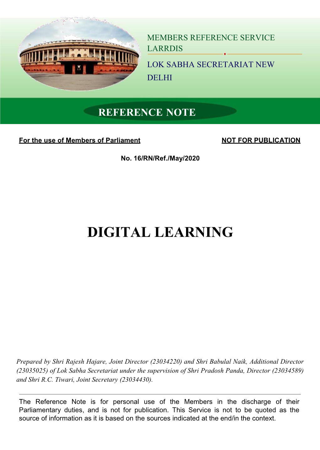 Digital Learning