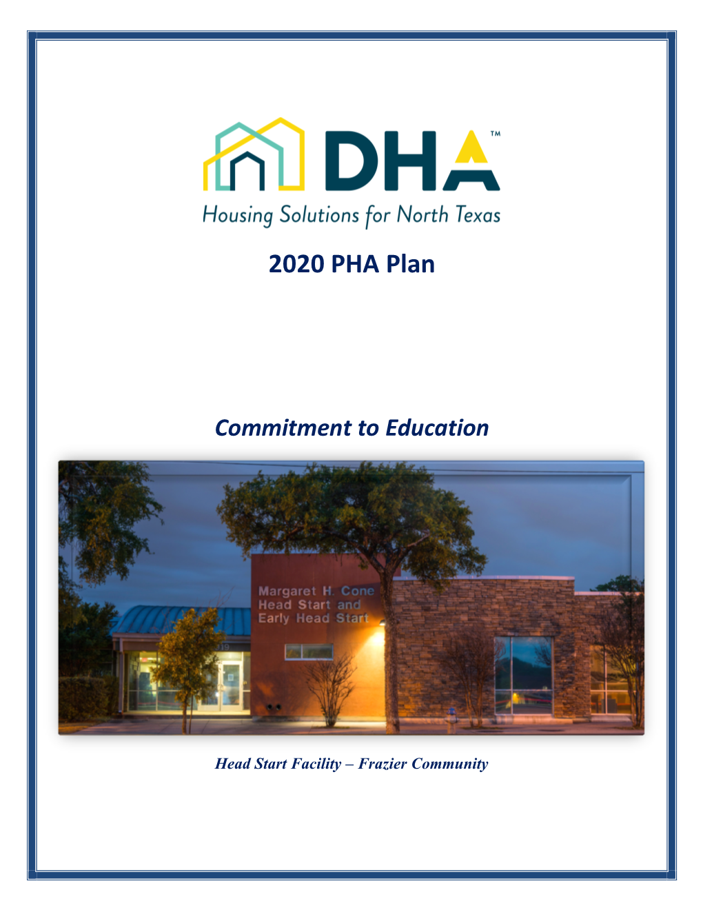 Read / Download the DHA 2020 Annual PHA Plan