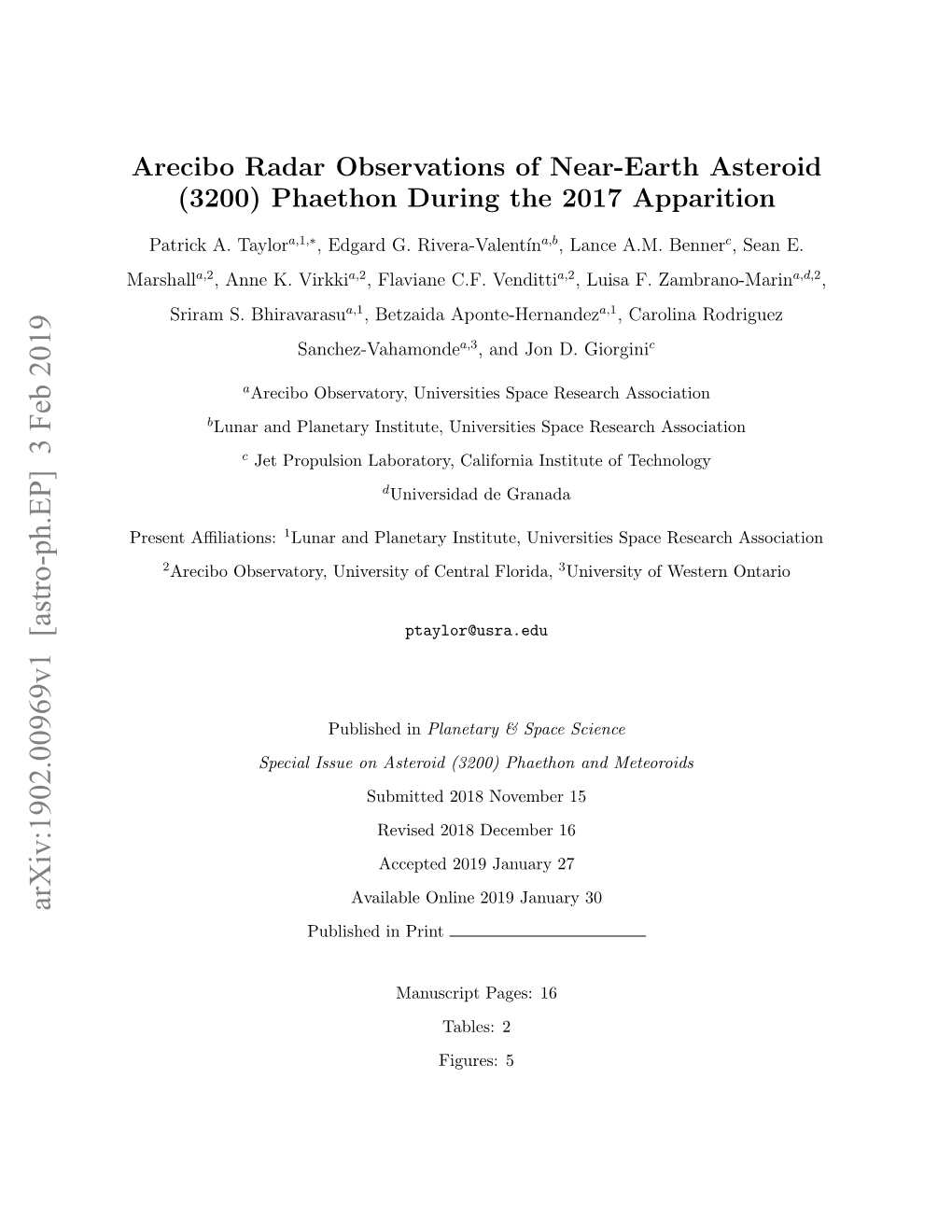 Arecibo Radar Observations of Near-Earth Asteroid (3200) Phaethon During the 2017 Apparition