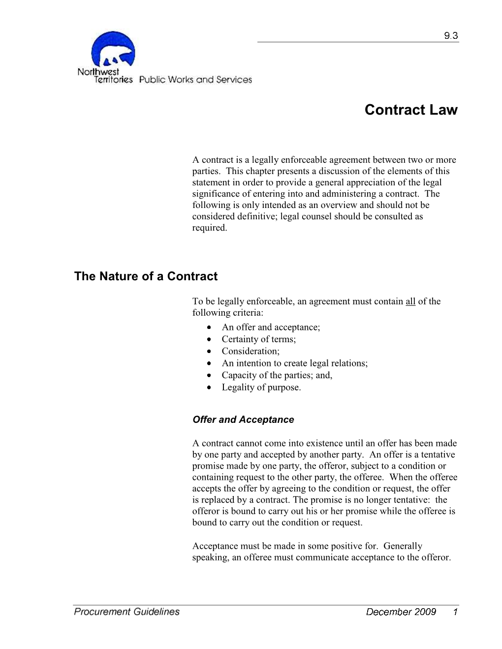 Contract Law