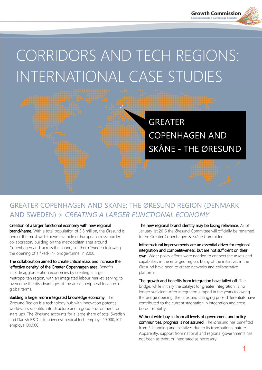 Corridors and Tech Regions: International Case Studies