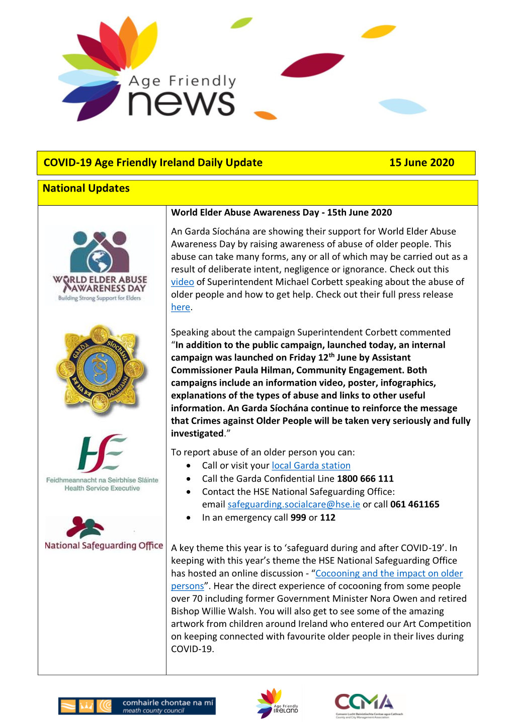 Age Friendly Ireland Newsletter 15.06.2020.Pdf