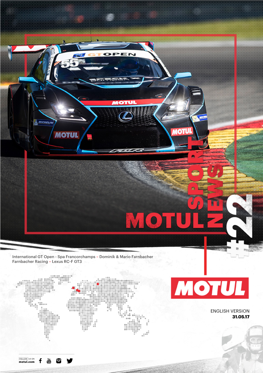 Motul.Com Dominik & Mario Farnbacher Farnbacher Racing INTERNATIONAL GT OPEN Lexus RC-F GT3 SPA-FRANCORCHAMPS