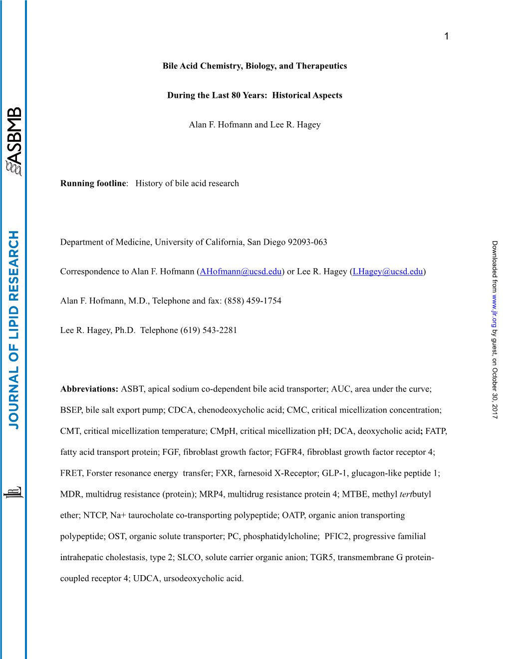 Bile Acid Chemistry, Biology, and Therapeutics