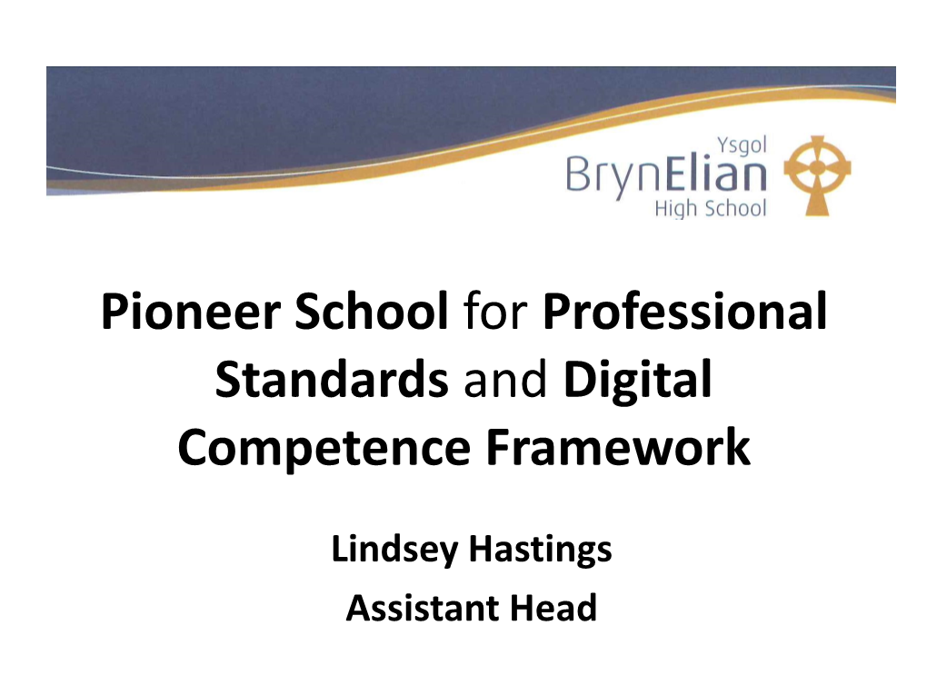 Pioneer School for Professional Standards and Digital Competence Framework