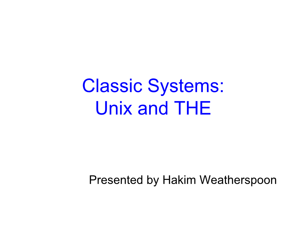 CS 414/415 Systems Programming and Operating Systems