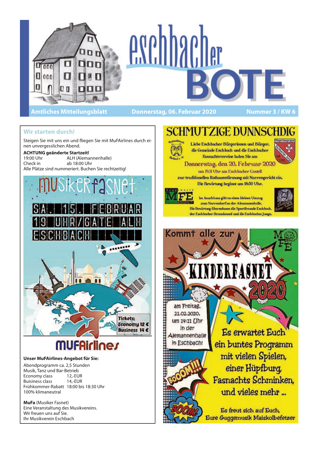 Amtliches Mitteilungsblatt Donnerstag, 06