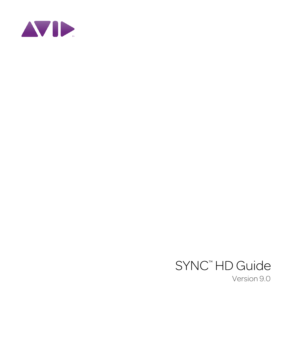 SYNC HD Guide Chapter 1 Introduction