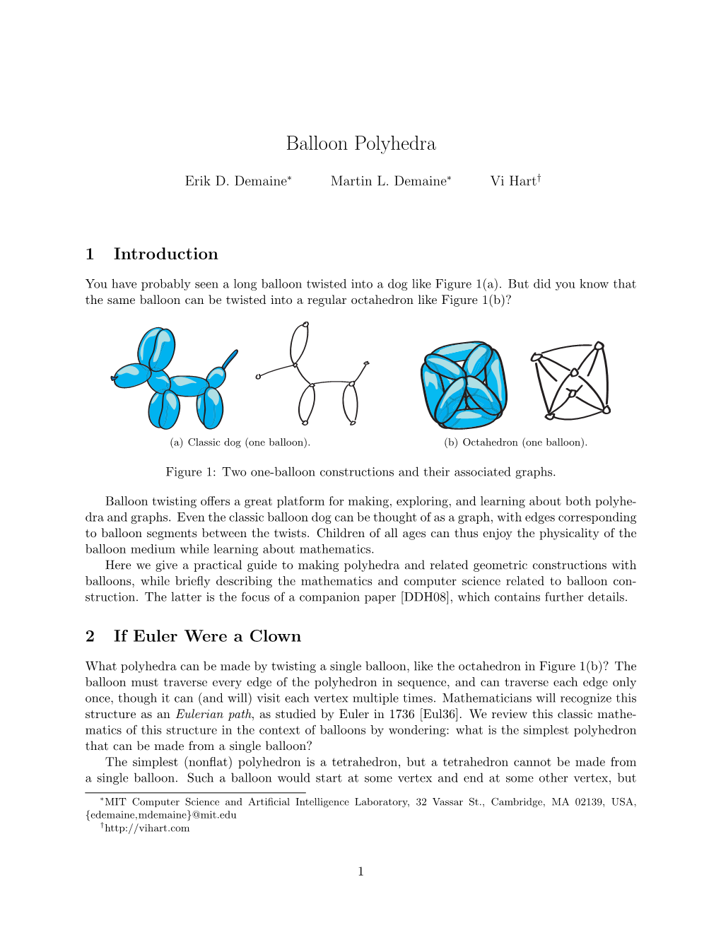 Balloon Polyhedra