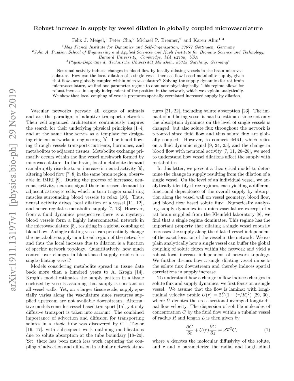 Robust Increase in Supply by Vessel Dilation in Globally Coupled Microvasculature