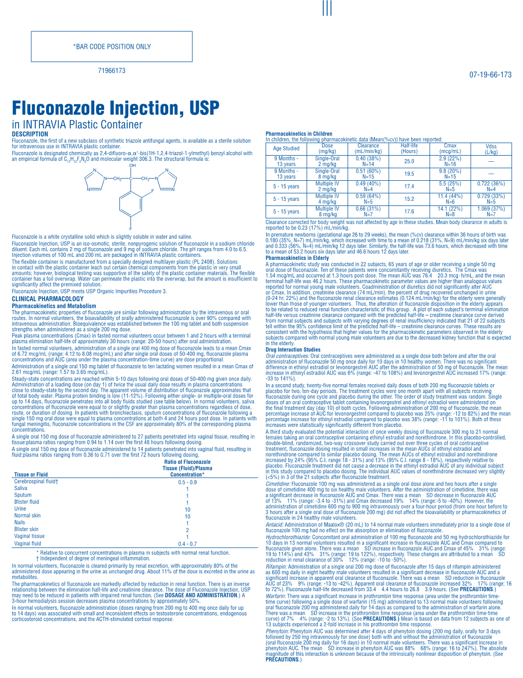 Fluconazole Injection