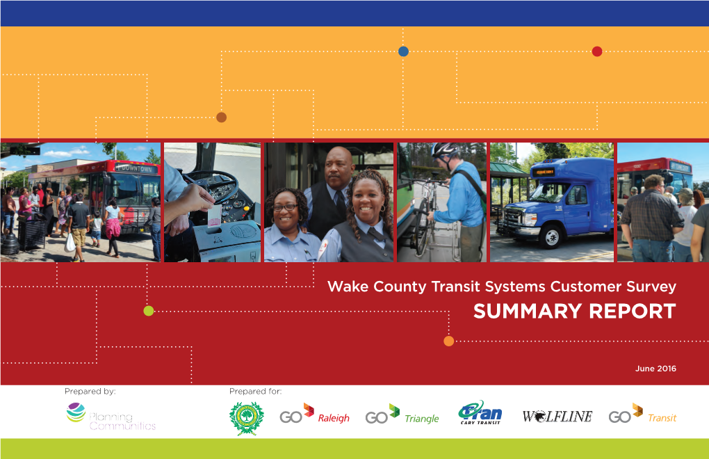 Wake County Transit Systems Customer Survey Final Report June