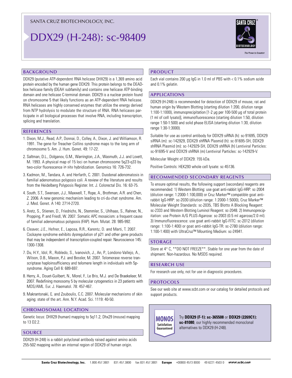 Datasheet Blank Template