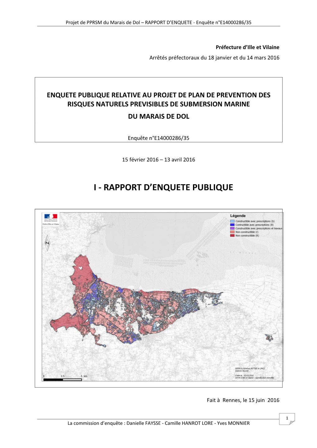 Rapport De La Commission D'enquête