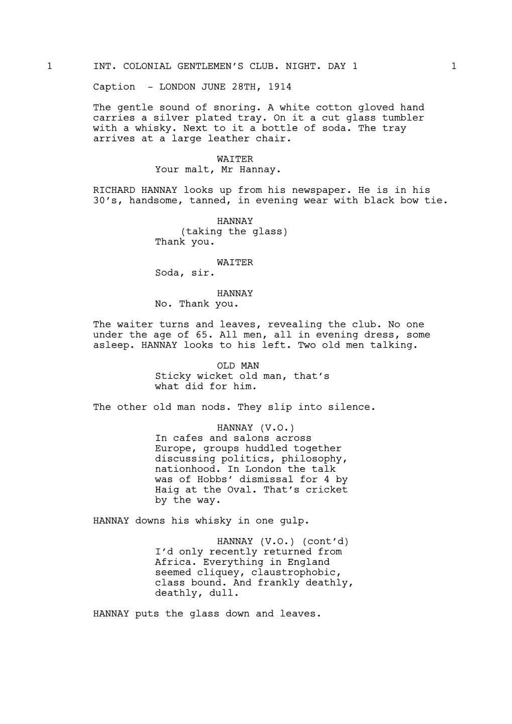 The 39 Steps SHOOTING SCRIPTBLUE PAGES Final.Fdr Script