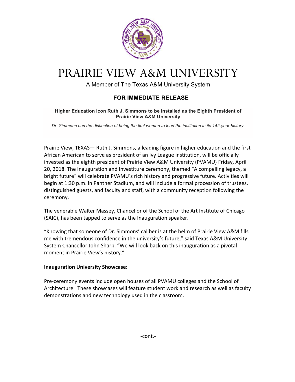 Press Release