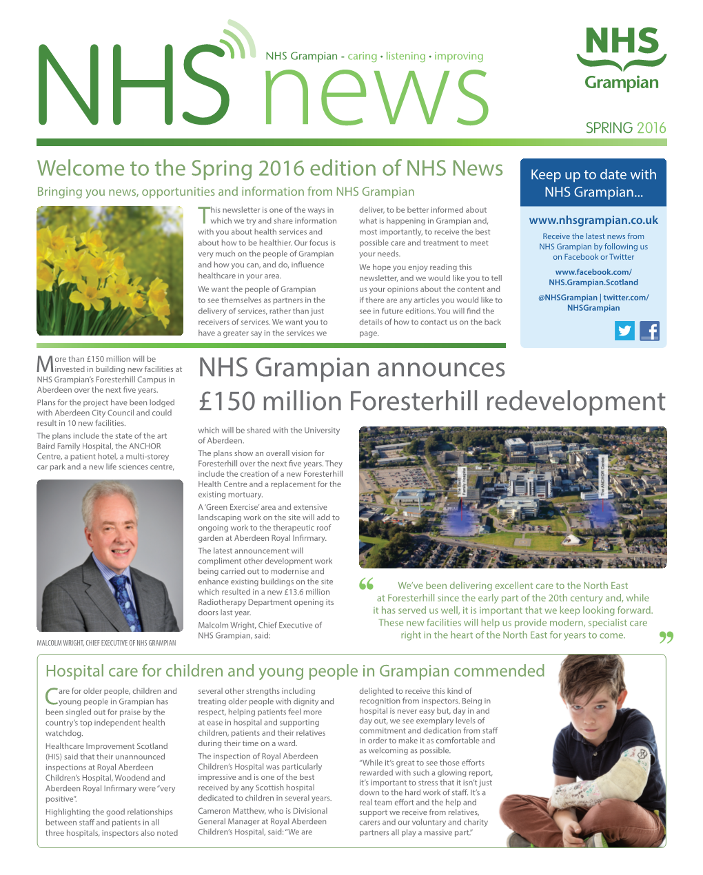 NHS Grampian Announces £150 Million Foresterhill Redevelopment