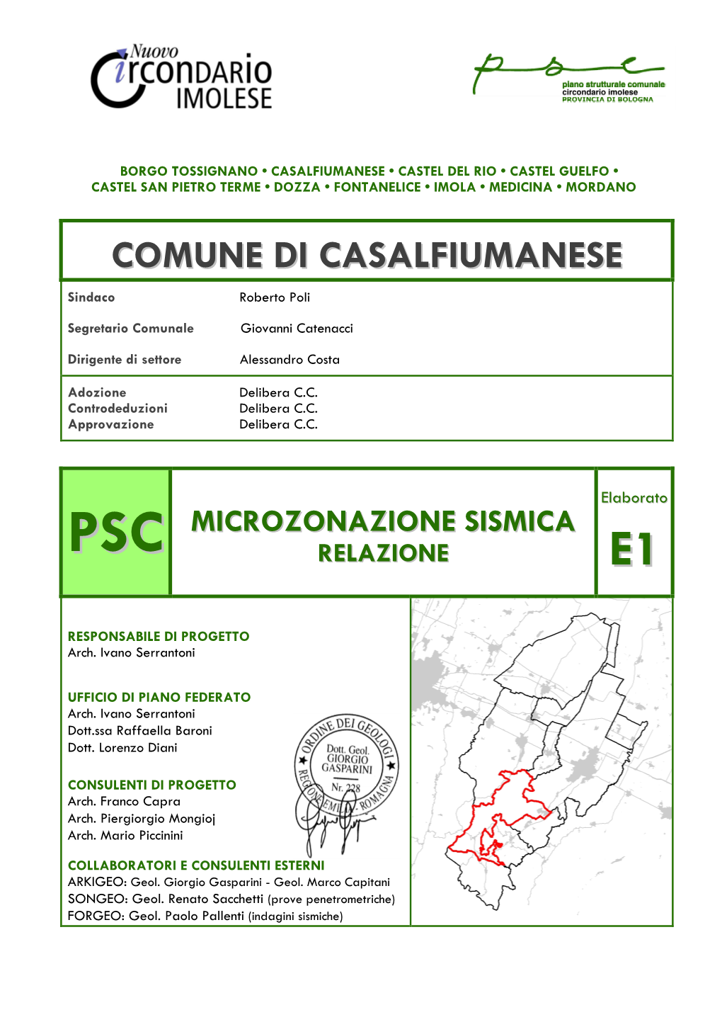 Comune Di Casalfiumanese Geom