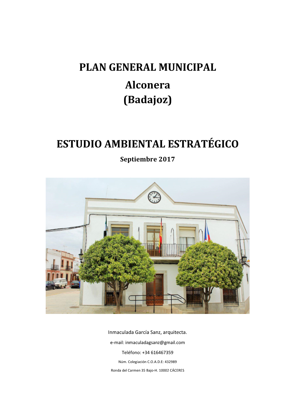 (Badajoz) ESTUDIO AMBIENTAL ESTRATÉGICO